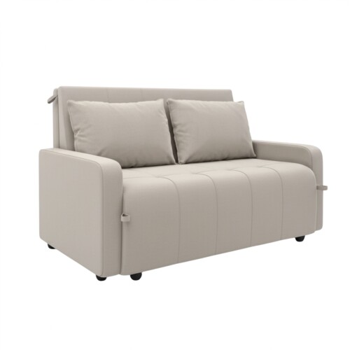 Sofá Cama Amora New con Baúl Beige