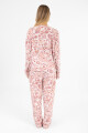 Pijama celina all over Rosado