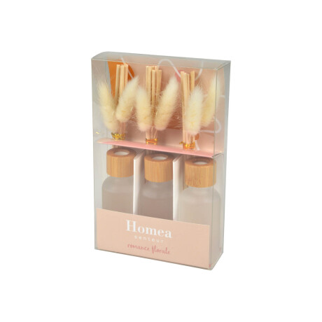 SET 3 DIFUSORES 30ML BAMBÚ Y VIDRIO HARMONY