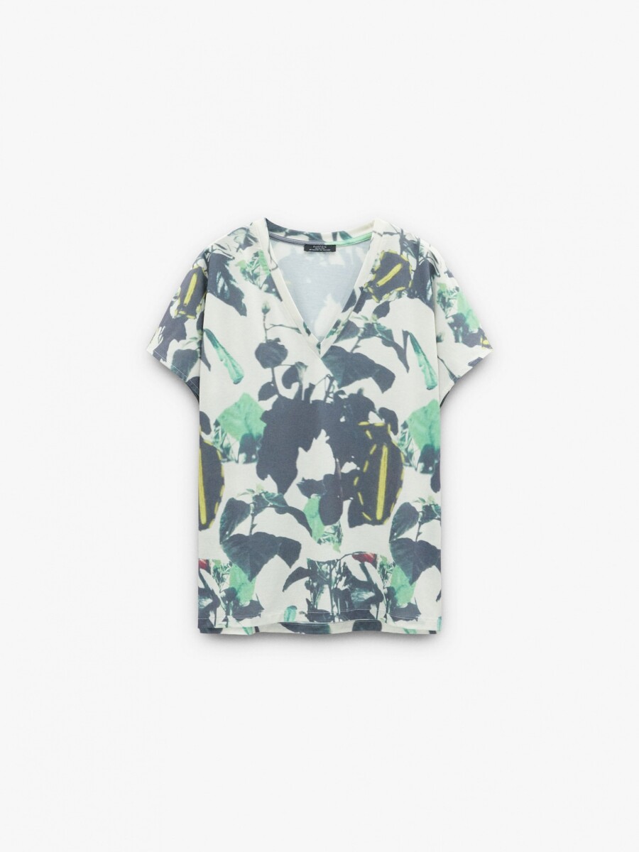 Camiseta Estampada multicolor