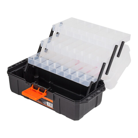 Caja organizadora de piezas con bandejas apilables TT0262