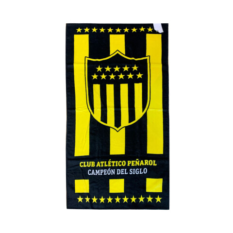 Toalla Infantil Playera Peñarol 100% Algodón 70 x 130 cm AMARILLO/NEGRO