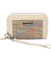 Billetera Lorenza Hilos Multicolor C/Hueso