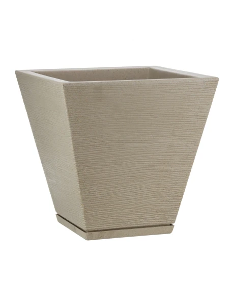MACETA 29X34CM ZURIQUE GRAPHITO EFECTO PIEDRA BEIGE MACETA 29X34CM ZURIQUE GRAPHITO EFECTO PIEDRA BEIGE