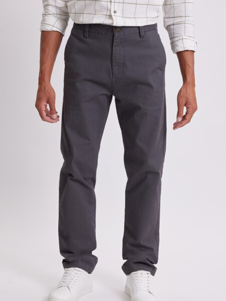 Pantalón chino Gris