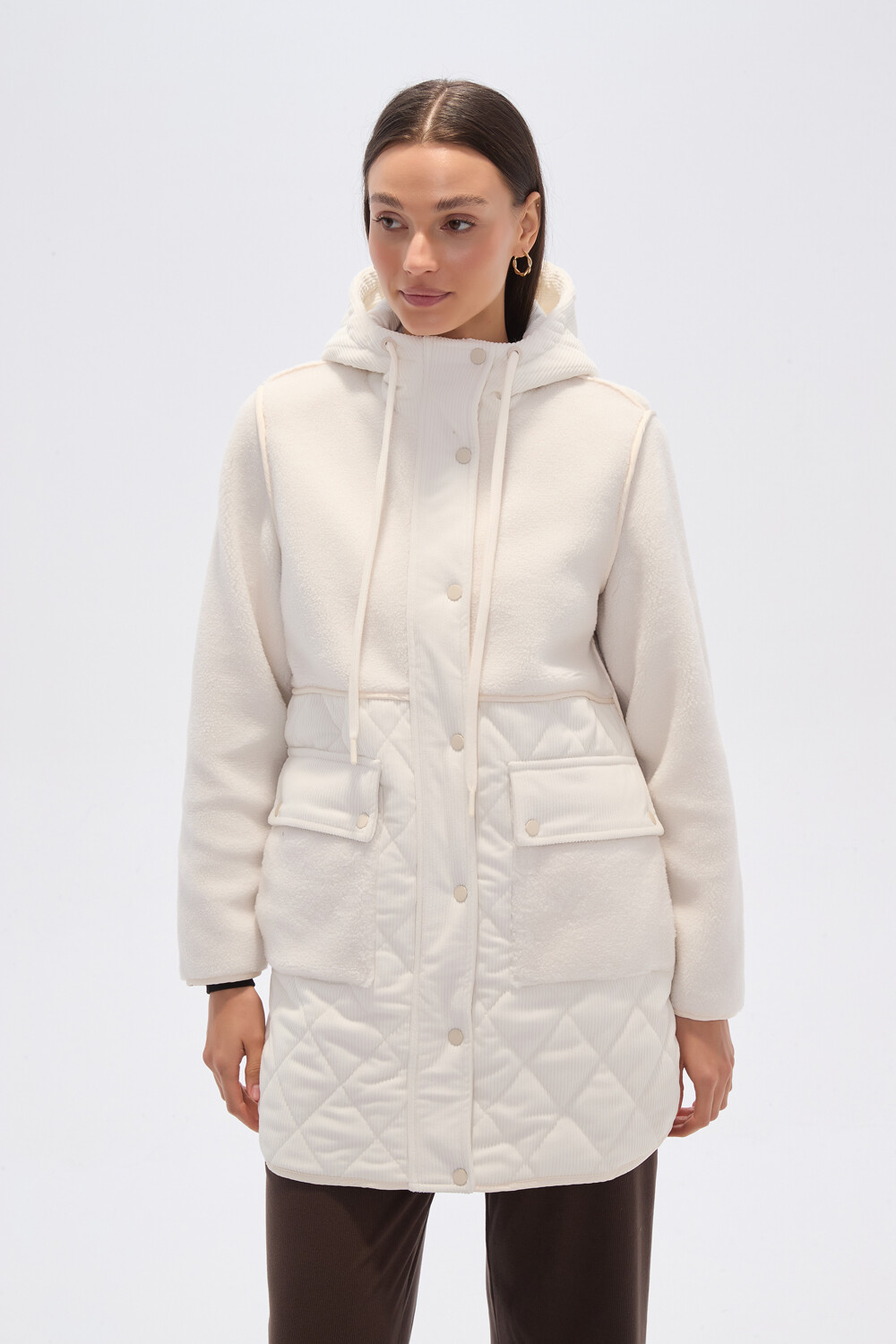 Campera Tessal Marfil / Off White