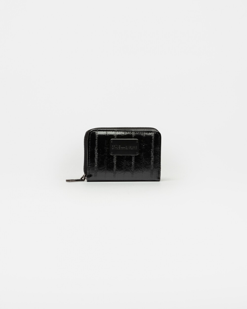 Billetera Penny en efecto cuero Negro