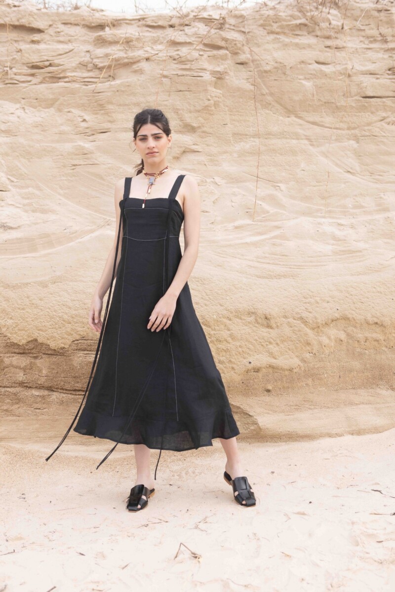VESTIDO INDA Negro
