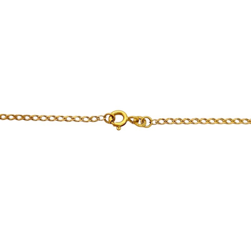 Cadena rombo - Oro bajo - Sin Piedra - CD8085 sinpiedra