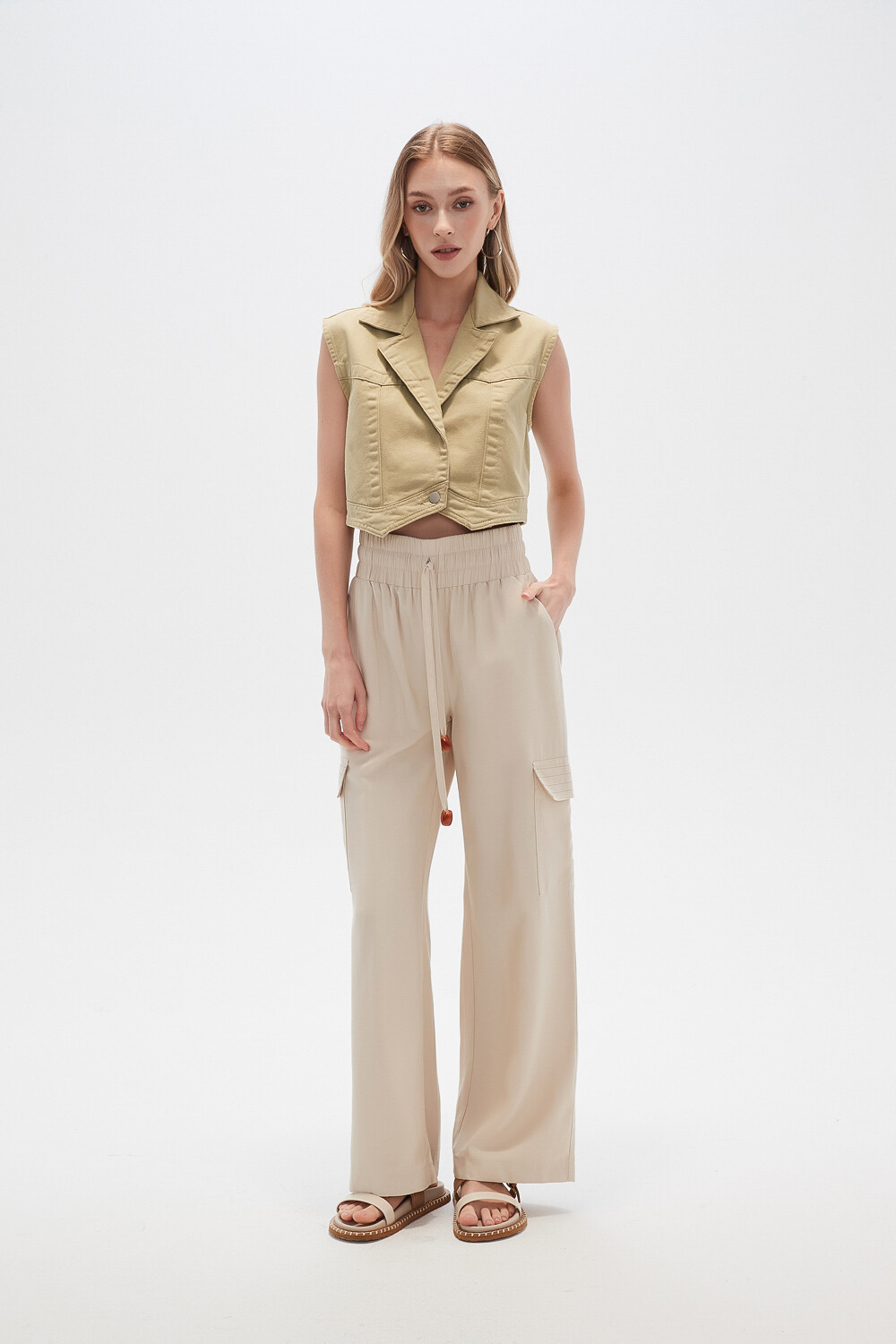 Pantalon Ubatuba Beige Claro