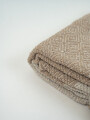 Manta Borlas Beige