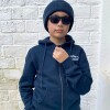 Campera con estampa N+ Azul