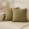 Set x2 funda de almohadones lisa 43 x 43 cm MARRON