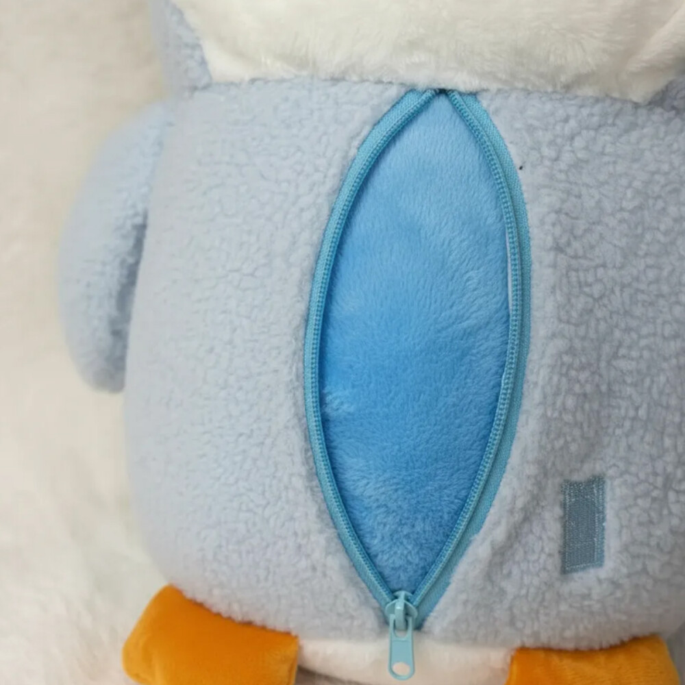 Frazada Peluche 1.60m X 1.00m Pingüino
