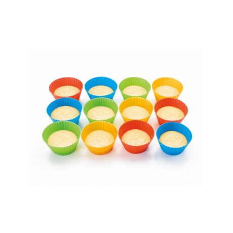 Moldes para Muffins x 12 de Silicona Moldes para Muffins x 12 de Silicona