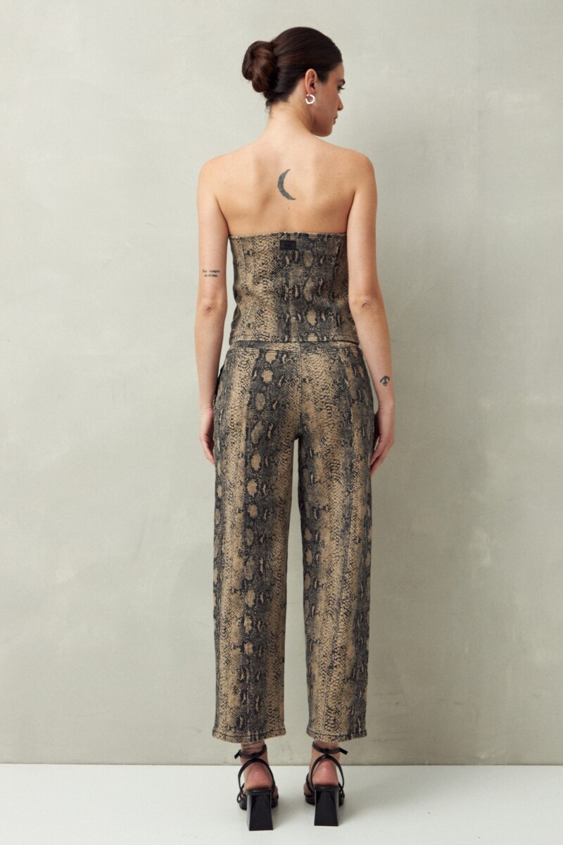 TOP HILLARY Animal Print