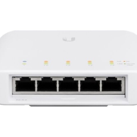 Ubiquiti UniFi Switch USW-FLEX - Conmutador - Gestionado - 4 x 10/100/1000 (PoE) + 1 x 10/100/1000 (PoE) - montaje en pared, mon Ubiquiti UniFi Switch USW-FLEX - Conmutador - Gestionado - 4 x 10/100/1000 (PoE) + 1 x 10/100/1000 (PoE) - montaje en pared, mon