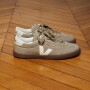 Zapatillas Veja Panenka Suede Taupe Pierre Bark Mujer Gris