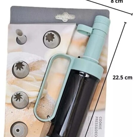 Kit Repostería Batidora Cuori mas Set de 8 Utensilios Cocina Celeste