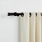 Barrote cortina metal Jade 2m + 2 soportes NEGRO