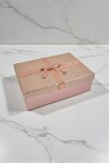 Caja rigida - 20x28,5x9,5 - con glitter ROSADO