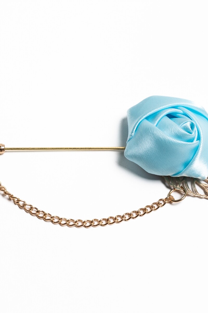 Pin para el Ojal Diseño Flor CELESTE
