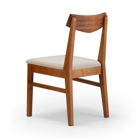 Silla Loop - Tela Rústica Beige / Grapa