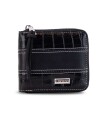 Billetera Candela Croco Negro