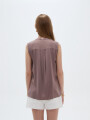 Blusa Tavia Taupe / Mink / Vison