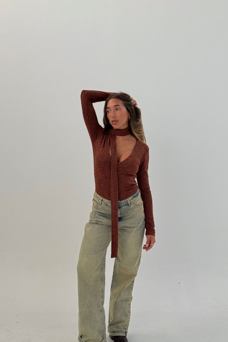 Body Choker Brown