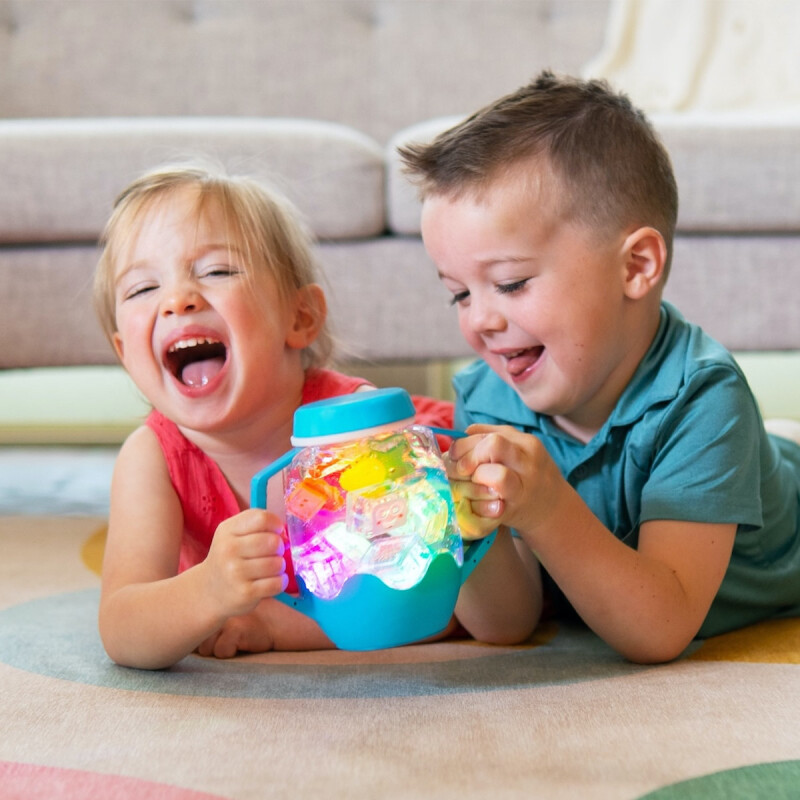 Jarra de juego sensorial Glo Pals BLUE-CASE