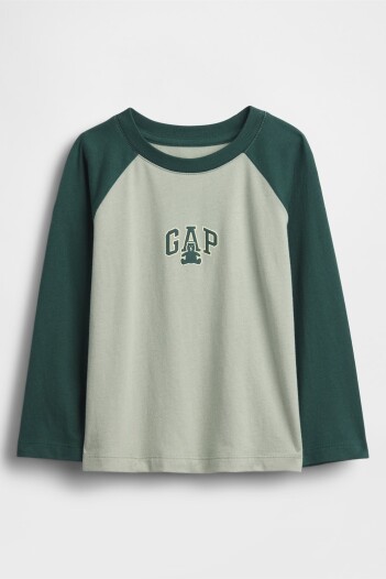 Remera Logo Gap Toddler Niño Iceberg Green 16-5808