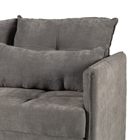 Sofá Cama Maya - Tela Microfibra Berlin 06 (Grafito)