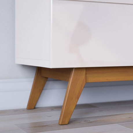 Rack para TV Dune 2.2 Linea Manhattan Natural/Blanco