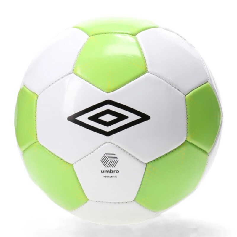 Pelota Umbro Mini Classic Blanco - Negro - Amarillo Lima
