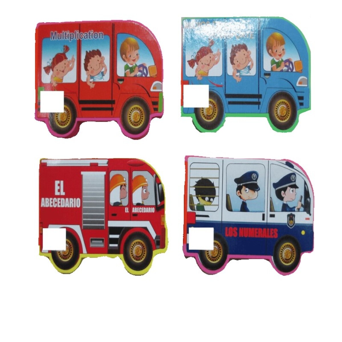 3X2 OUTLET Libro espuma forma autos 4 diseños-español - 3x2 Outlet Libro Espuma Forma Autos 4 Diseños-español 