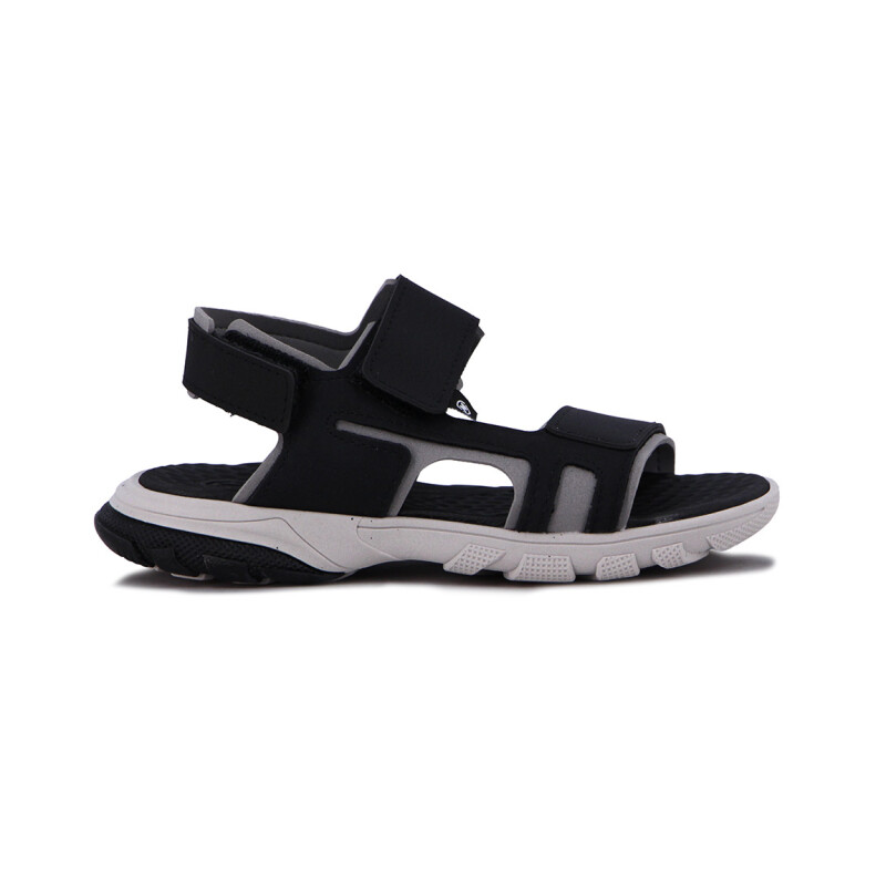 Molekinho Sandalia Dos Tiras C/ Velcro Negro
