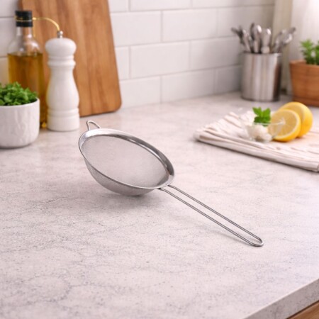 COLADOR ACERO INOXIDABLE 16CM PLATEADO