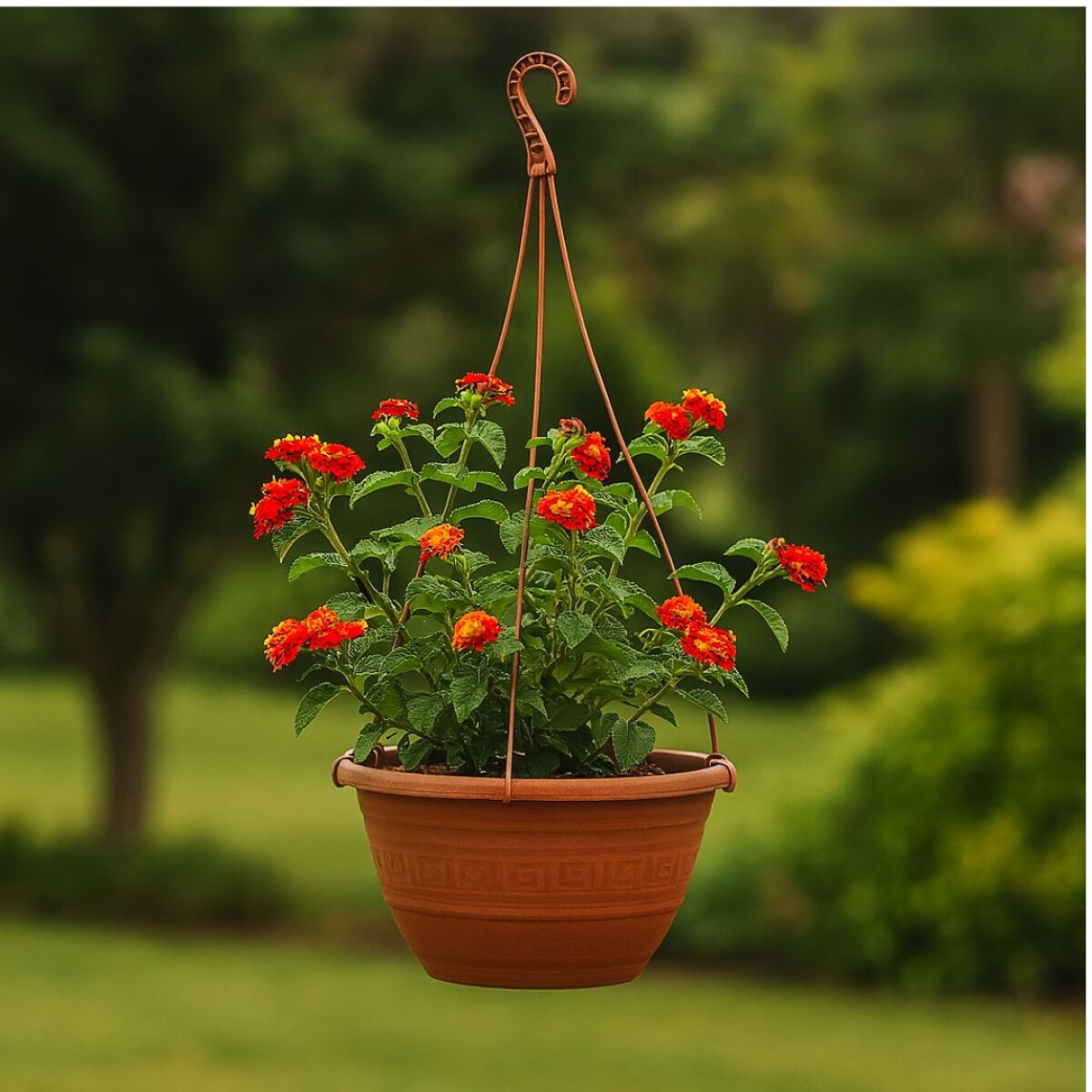 Maceta de colgar 6.6Lts terracota ref 0139 - TERRACOTA 