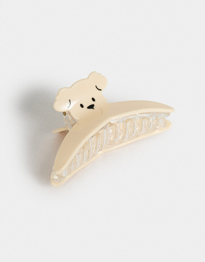 Broche Animalito Broche Acrílico Animalito - Marron Beige