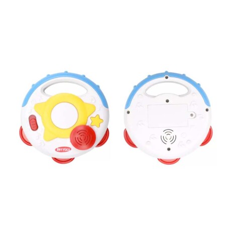 Pandereta Musical con Luz y Sonidos para Bebés Huanger Blanco