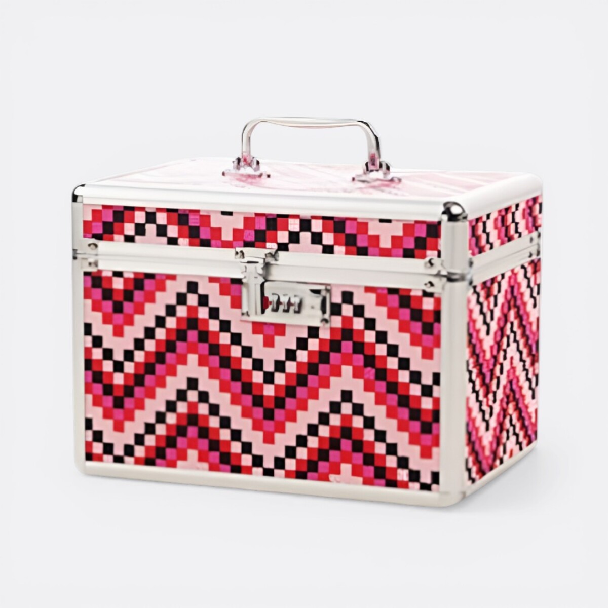 Maletín De Aluminio Cosmetiquero Estampado - Formas 