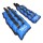 Par Tobi Pesas 1Kg Expert Tobilleras Muñequeras Fitness Running C/ Doble Velcro Azul
