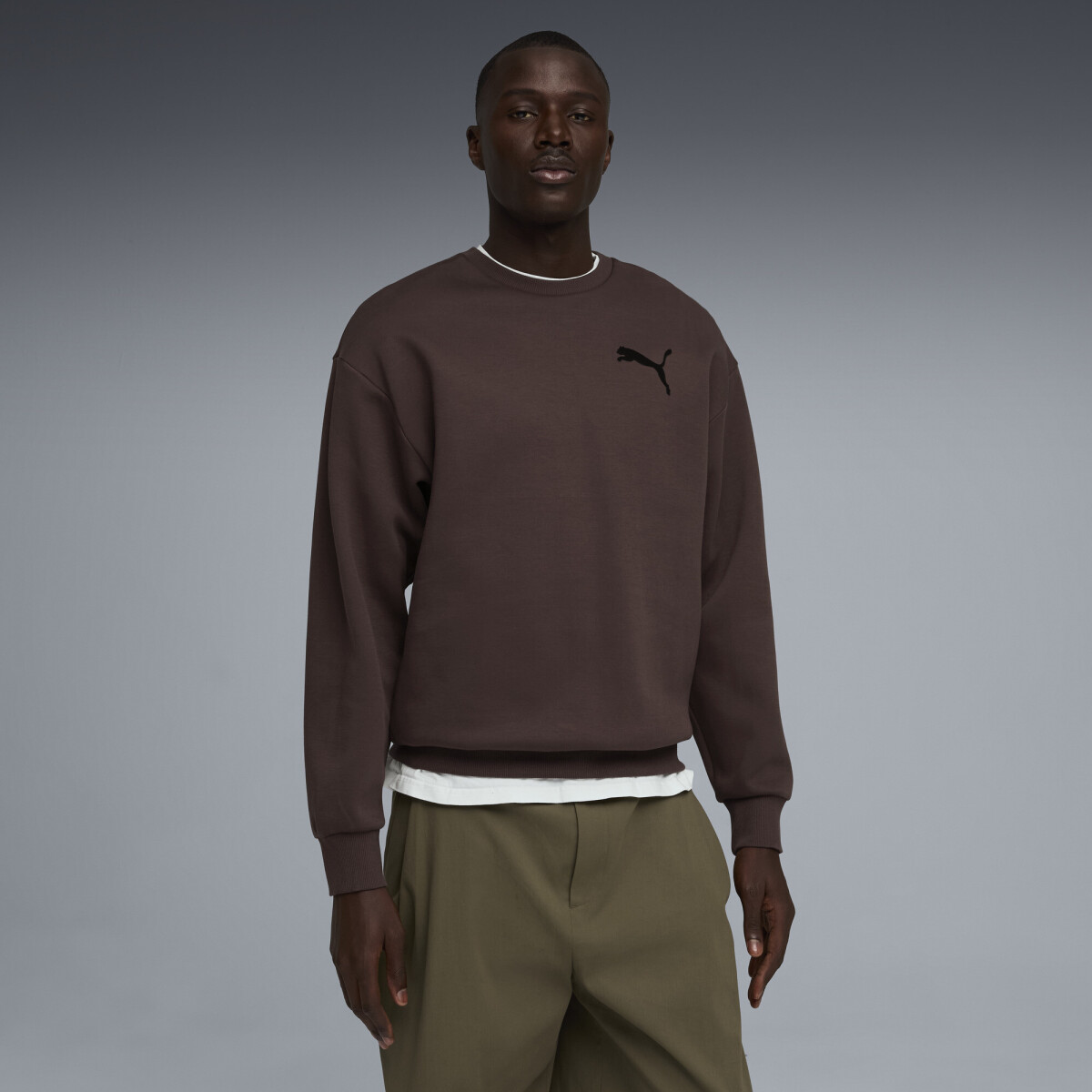 ESS Elev.Cat Logo Relax.Crew DK 63439331 - Chocolate 
