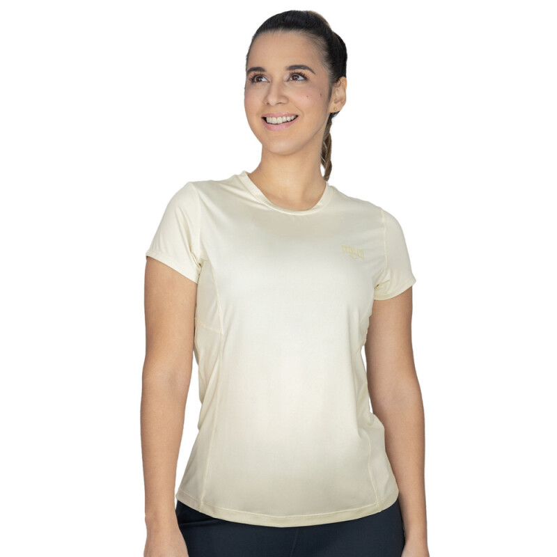 TSHIRT FEM POLY/SPX EVERLAST IMPACT BEIGE