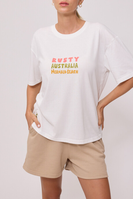 T-SHIRT TAKILA RUSTY Blanco