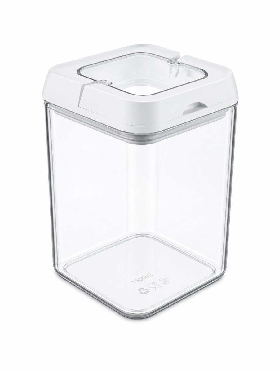 FRASCO HERMETICO 1500ML - TRANSPARENTE 