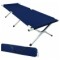 Catre Cama Plegable Metálico Para Camping Con Bolso Azul