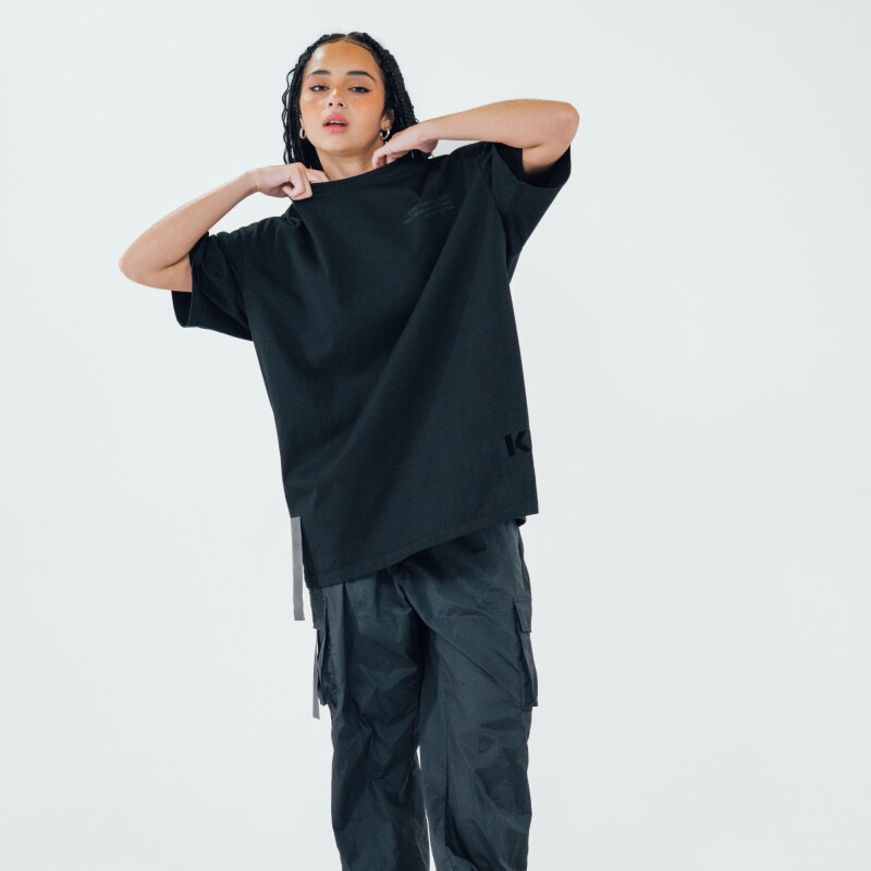 Remera KicksLab de Hombre Negro