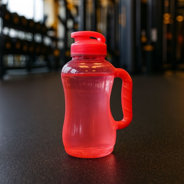 BOTELLA PÁSTICA 1,6 LTS ROJO Rojo